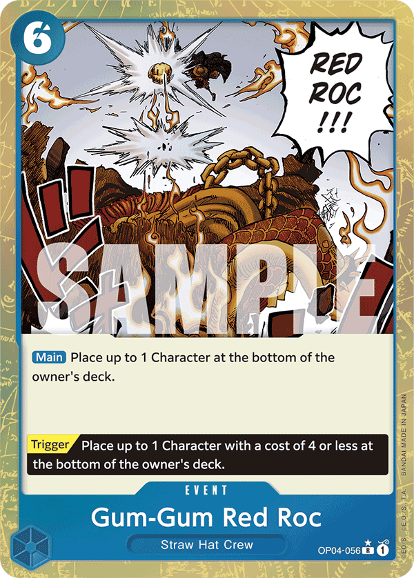 Gum-Gum Red Roc (Textured Foil)
