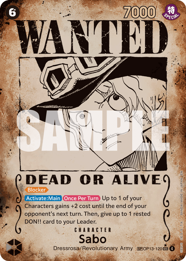 Sabo (120) (Wanted Poster)