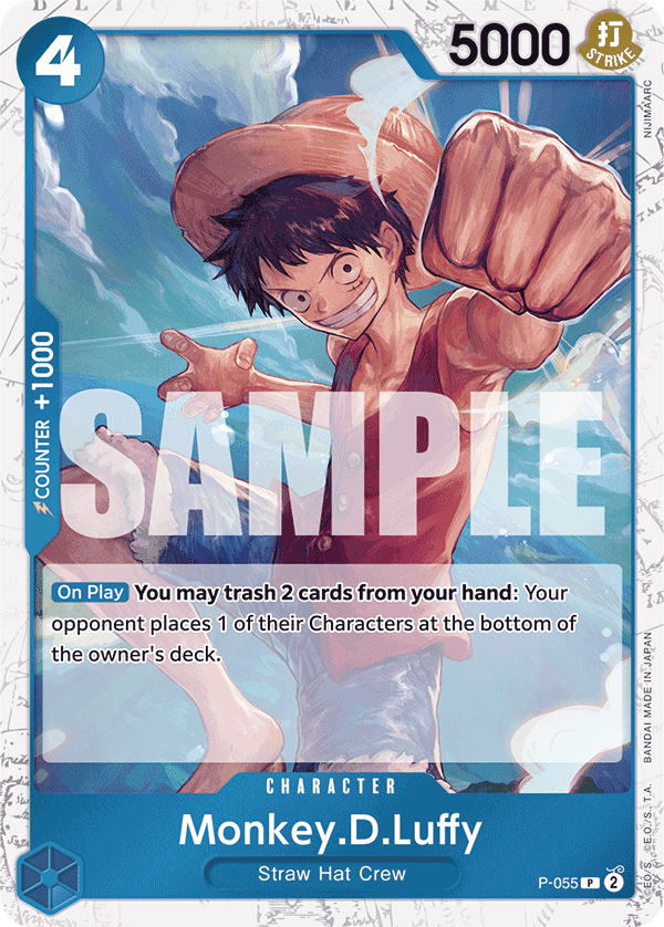 Monkey.D.Luffy (P-055) (Jolly Roger Foil)